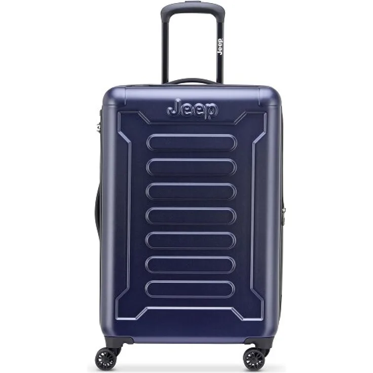 Jeep JH004C 4 Rollen Trolley 68 cm, blau, 100% ABS mit Dehnfalte