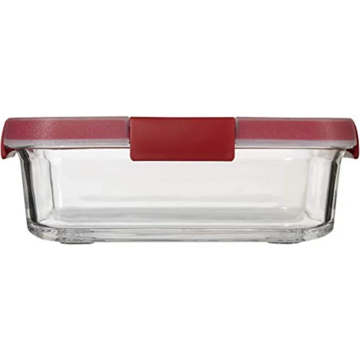 Curver Frischhaltedose 'Smart Cook' 113142, aus Borosilikatglas, mikrowellengeeignet, auslaufsicher, 4 Clip-Verschlüsse – Bild 2