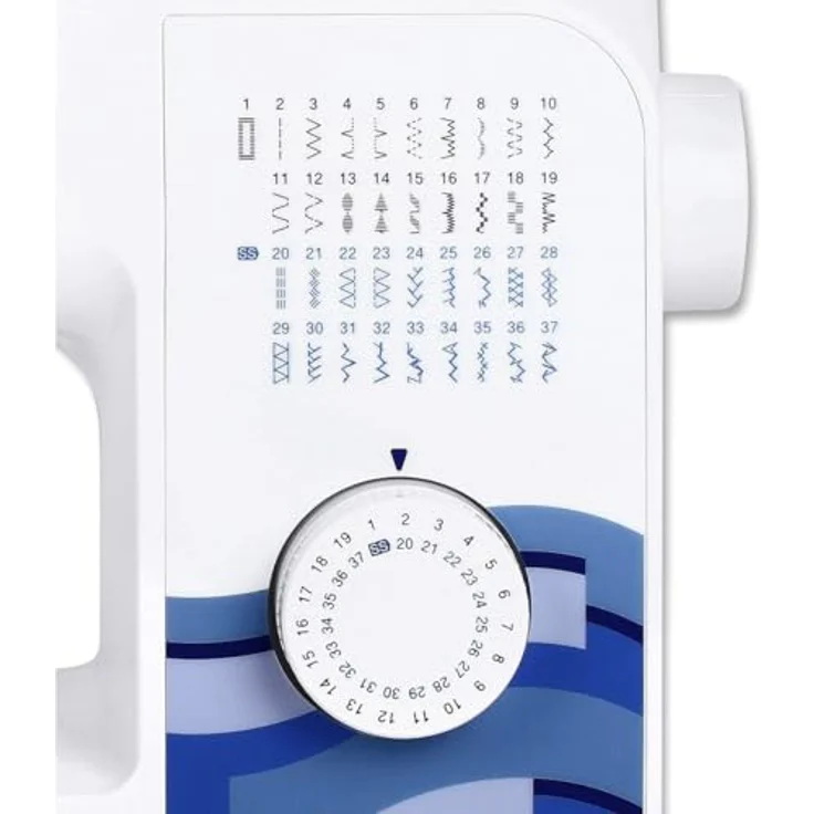 Brother  RH137 inklusive Nädeleinfädler-System Nähmaschine, weiß – Bild 3