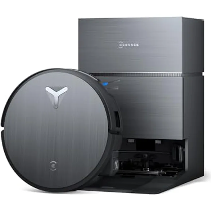 ECOVACS DEEBOT X11 PRO Omni, Saugroboter mit Wischfunktion, 19.500 Pa, 10-in-1-Station, AI Stain Detection, TruePass-Klettersystem, Heißlufttrocknung, Agent YIKO
