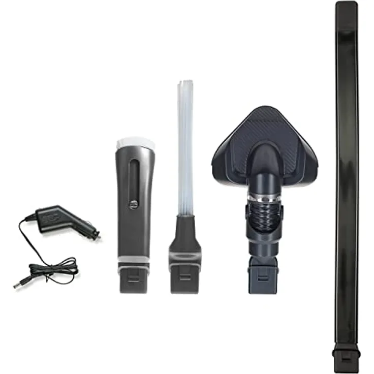Genius Invictus ONE 3.0e Handstaubsauger 5 TLG. Zubehörset – Staubset für Invictus One 3.0e, Flexibl Soft-Bürste, Abstaub-Bürste, Flexiblefugendüse, Dreieck-Bodendüse, mit KFZ-Adapter