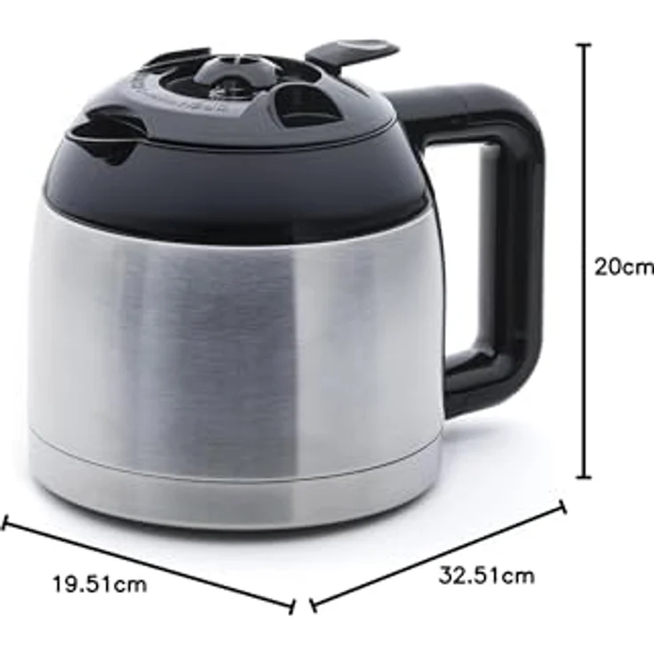 Senya SYBF-CM025 Kaffeemaschine, Stainless Steel, 1.2 liters, edelstahl – Bild 11