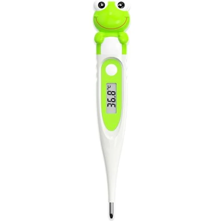 scala Digitales Fieberthermometer SC 44 flex Speed 10 Sec Frosch Weiß Grün – Bild 3