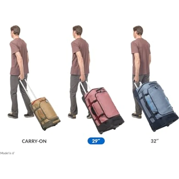 Eagle Creek Cargo Hauler XT Wheeled Duffel, 90 L, blau, mit einziehbarem Griff und Rucksackgurten – Bild 8