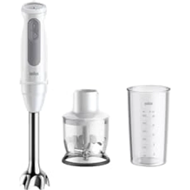 Braun Stabmixer MultiQuick 5 MQ50201M, 1000 W, Weiß/Grau – Bild 2
