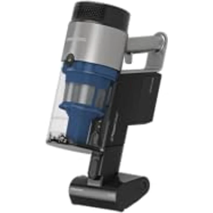 Grundig VCP 8331 Pro Akku-Staubsauger, 450W, 21,6V, 40 Min Laufzeit, beutellos, Wischfunktion, LED-Licht, silber/schwarz – Bild 7