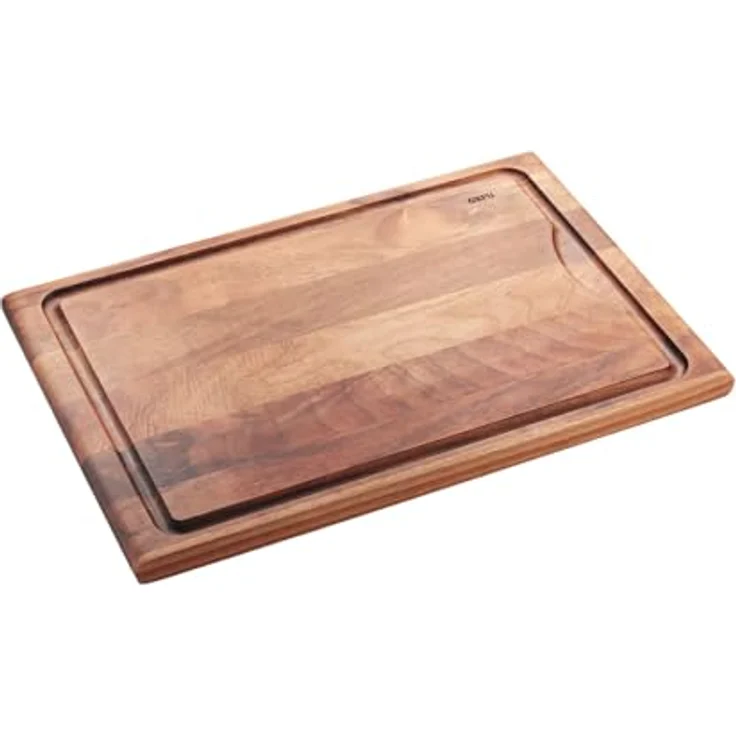 GEFU Schneidebrett ENNO, Walnussholz, Saftrille, klingenschonend – Bild 1