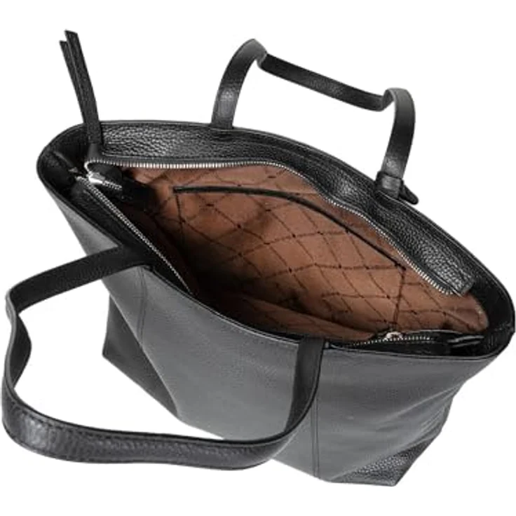 Braun Büffel Hanna Shopper Tasche S, 100% Leder, schwarz, 38 cm x 25 cm x 12.5 cm – Bild 4