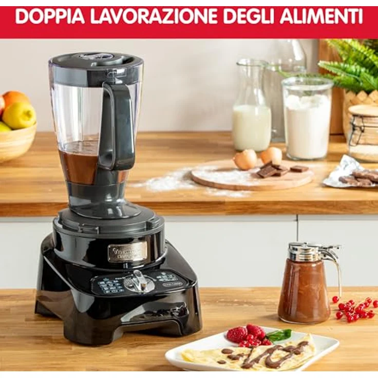 Moulinex FP821811 Foodprozessor, 1000W, 3 Geschwindigkeiten, 3L Schüssel, Kunststoff, schwarz – Bild 2