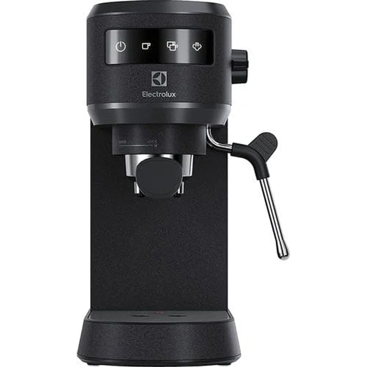 Electrolux E6EC1-6BST Explorer 6 Espresso-Cappuccino-Maschine, Wärmekontrolltechnologie, herausnehmbares Abtropfblech, Milchaufschäumer, 1250-1450 W – Bild 2