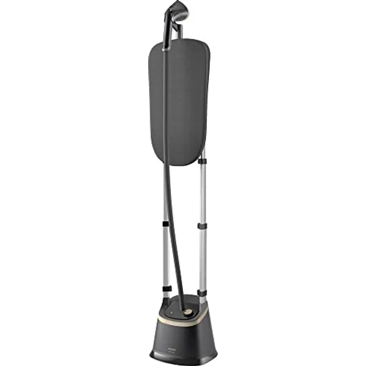 Philips Dampfglätter - 2000 W, 40 g/min konstanter Dampf., 3 Dampffunktionen, 2-Liter-Wassertank, Einfache Entkalkung durch Spülen, Große Dampfplatte, Schwarz (STE3170/80)