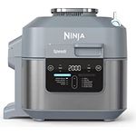 Ninja Speedi 10-in-1 Rapid Cooker & Air Fryer [ON400UK], 5.7L, Speedi Meals, Air Fry, Steam, Grill, Bake, Roast, Sear, Slow Cook & More, Cooks 4 Portions, Sea Salt Grey