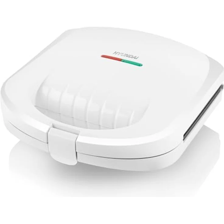 Hyundai Sandwichmaker HYUSM625W, 800 W, modernes Design, Antihaftbeschichtung, Überhitzungsschutz – Bild 1