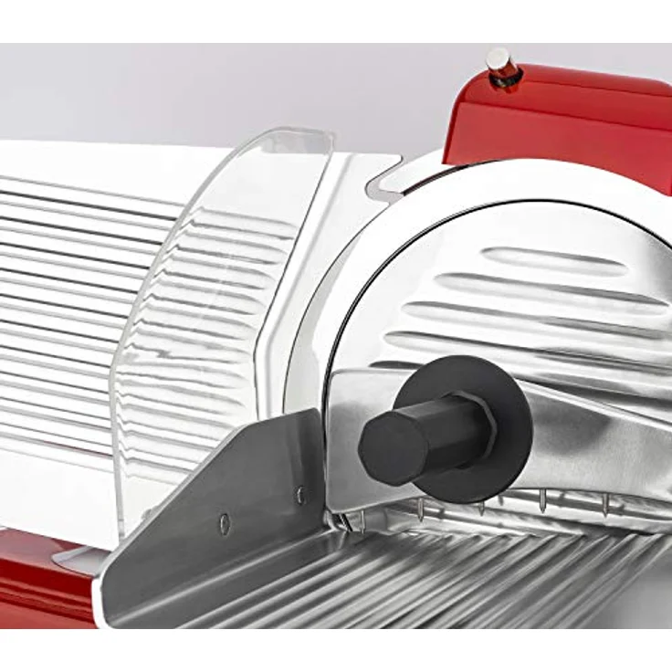 H.Koenig MSX254 professioneller Allesschneider für Schinken und Fleisch - elektrische Schneidemaschine Käse und Brot - Schnittdicke 0 - 12 mm - Schneideblatt 250 mm - Edelstahl – Bild 4