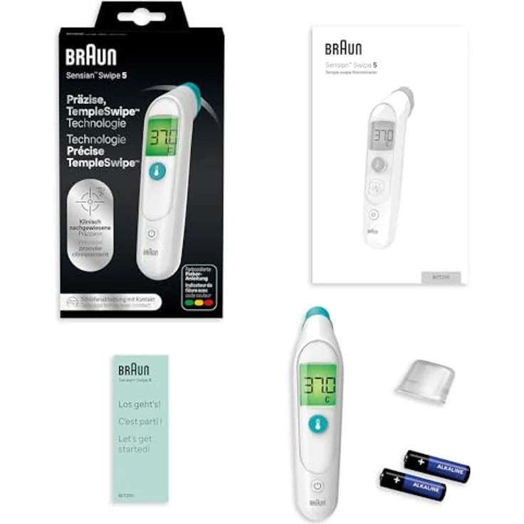 Braun BST200WE Fieberthermometer Mit LED Beleuchtung – Bild 6