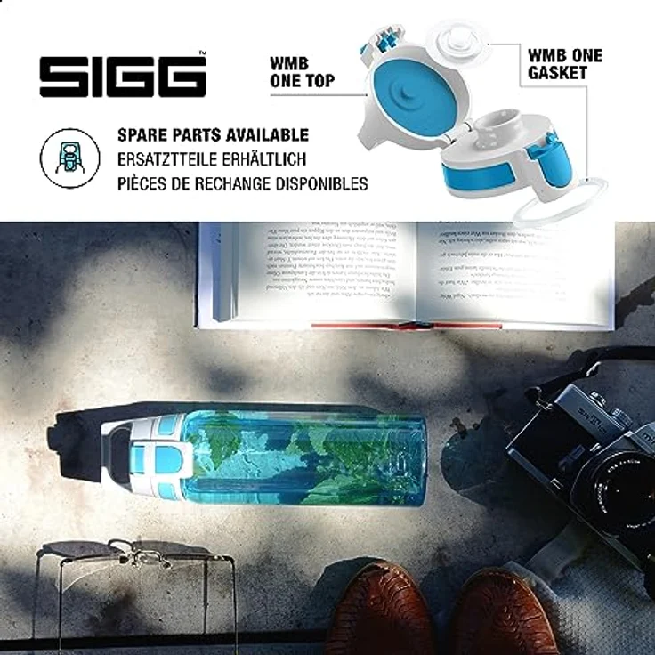 Sigg Total Clear One Trinkflasche, Aqua, 0,6 – Bild 4