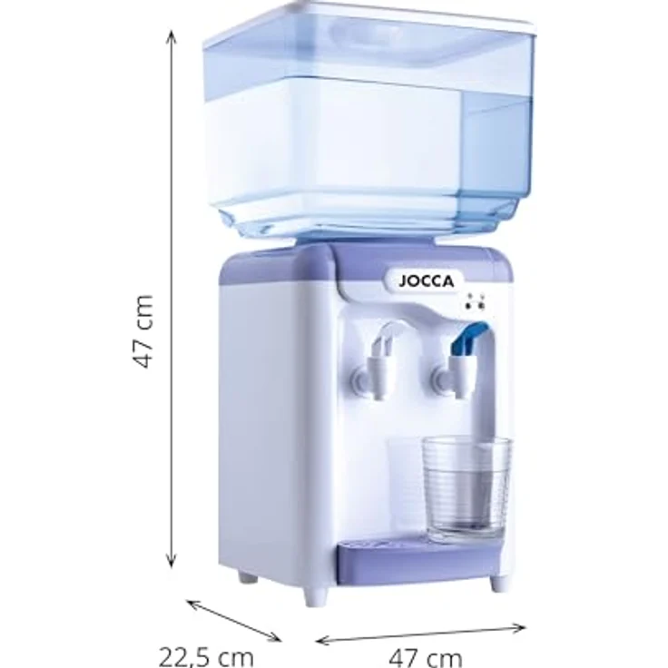 Jocca 1102 Wasserspender mit Tank, Weiß und Lila, 23x23x47,5 cm – Bild 8