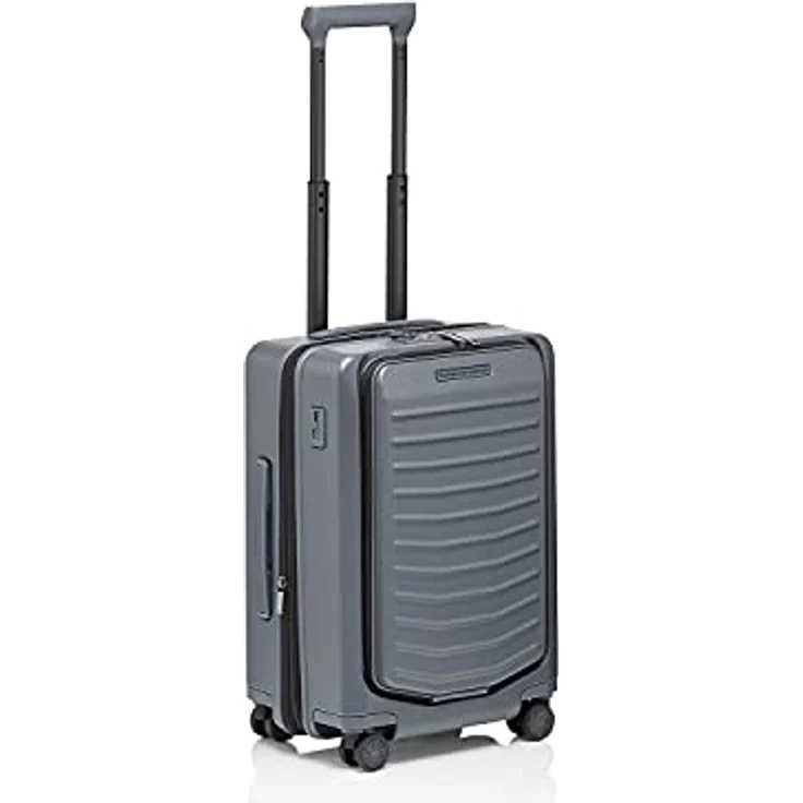 Bric's 4W Business Trolley S Porsche Design Hartschalenkoffer Roadster, Handgepäckkoffer mit 4 Rollen, Ultraleicht, USB-Anschluss, TSA-Verschluss, 38x55x23/27 cm, Dunkelblau-Matt – Bild 3