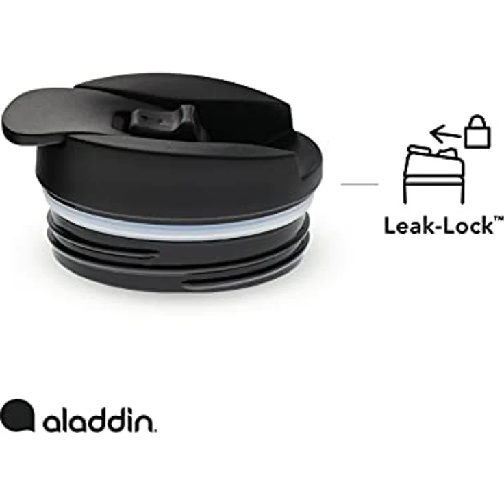 Aladdin Barista Java Thermavac Leak-Lock Edelstahl Thermobecher 0.47L Burgundy Red - Auslaufsicherer Becher - Kaffeebecher To Go Thermo - Hält 4 Stunden Heiß - BPA-Frei - Spülmaschinenfest – Bild 5