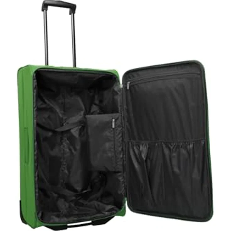 Travelite Weichgepäck-Trolley 2W Trolley, 2 Rollen mit 80l Volumen, Green – Bild 5