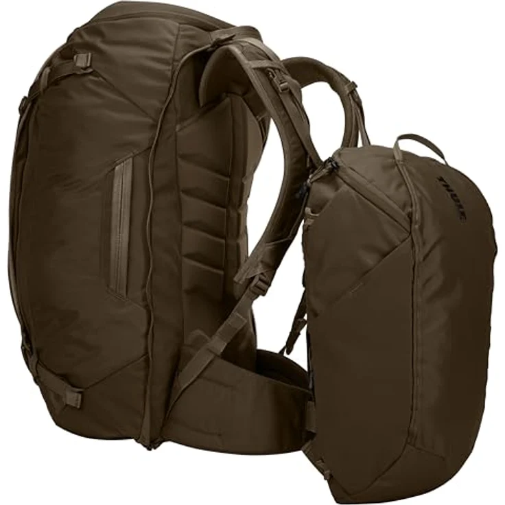 Thule Landmark Reiserucksack 55 cm mit Laptopfach, grün, 100% Polyester, 49 x 33 x 63 cm – Bild 10