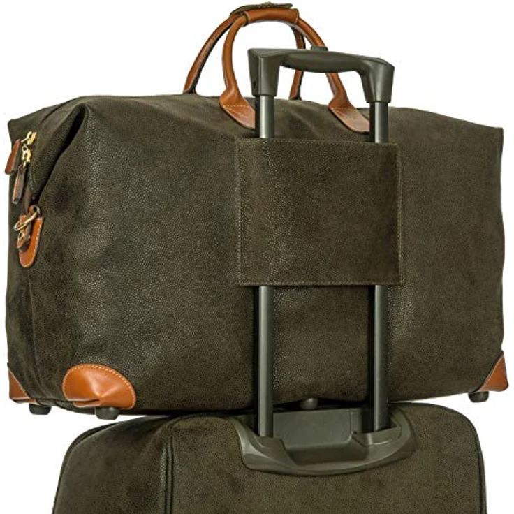 Bric's Life Reisetasche 55 cm, Kunstleder, olivgrün, 55 x 26 x 32 cm – Bild 5