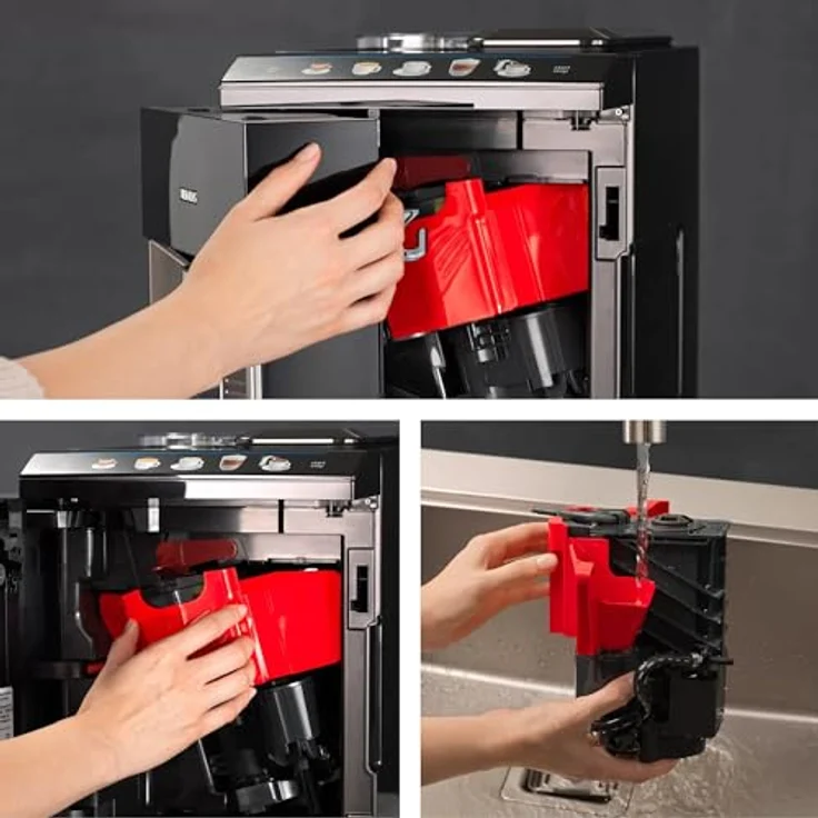 Siemens EQ.500 TQ507R03 - Volautomatische espressomachine - Zwart, Kaffeevollautomat, Schwarz, Silber – Bild 5