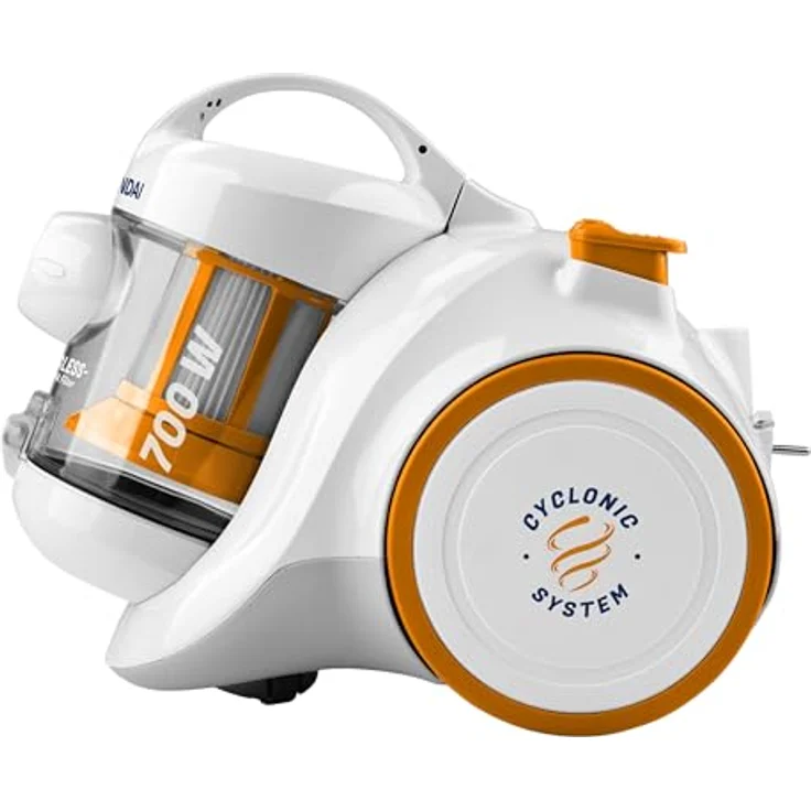 Hyundai Bodenstaubsauger VC009, beutellos, ECOMotor, 2xHEPA-Filter, 1,5l Vo, 8m Aktion-Radius, Schwarz – Bild 4