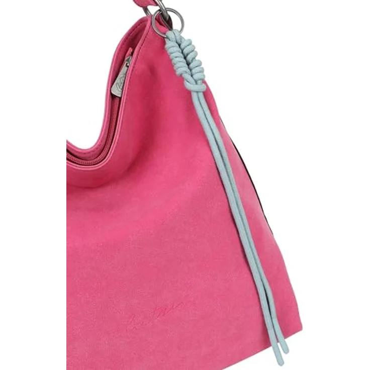 Fritzi aus Preußen Bitzi01 Suede Jacky, Schultertasche 34 cm aus feinem Wildleder – Bild 7