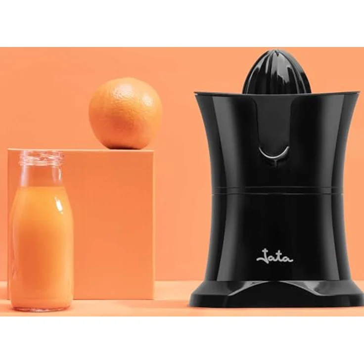 Jata JEEX1549 Elektrische Orangenpresse, 60 W, bidirektional, doppelter Kegel, Edelstahl-Ausgießer, zerlegbar, auslaufsicher, kontinuierliche Entnahme – Bild 3