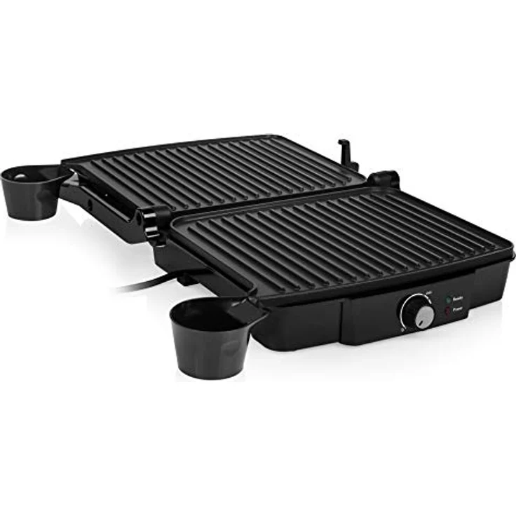 Tristar GR-2853 Kontaktgrill mit 180° Öffnung und Einer Bratfläche von 29 x 23,5 cm-auch als Tischgrill nutzbar, 2000 Watt, GR-2853, schwarz – Bild 4