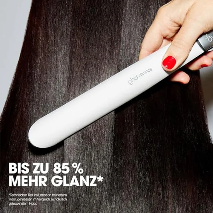 ghd chronos Styler weiß – professioneller Haarglätter mit neuer HD-Motion-Technologie und der optimalen Stylingtemperatur von 185ºC, 3-mal schneller, – Bild 5