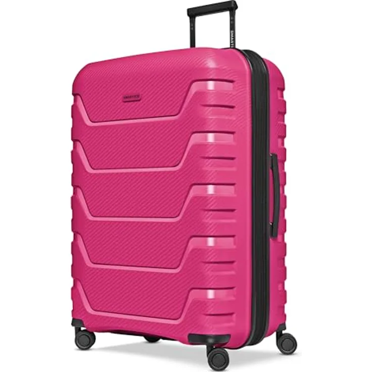 SMARTBOX Hartschalen Check-in Koffer | Großer XL Trolley 52 x 33x 76 cm von 111 auf 120 Liter erweiterbar | aus hochwertigem Polypropylen | 4 Doppelrollen & TSA-Schloss | leichte 4,2 kg (Edition 01)