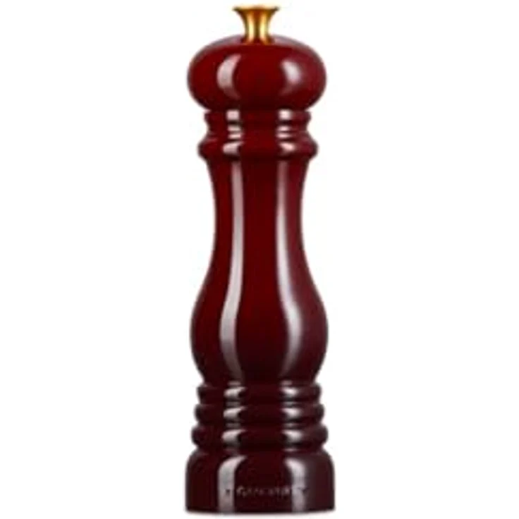 Le Creuset Pfeffermühle Rhône, Gewürzmühle mit Keramikmahlmechanismus, 21 cm, rot – Bild 2