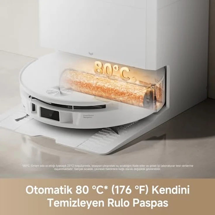 Mova Saugroboter S70 Roller, 28.000Pa Saugkraft, HydroForce-Wischen, 700 W, CovertSense-Navigation, 90mm flaches Gehäuse – Bild 3