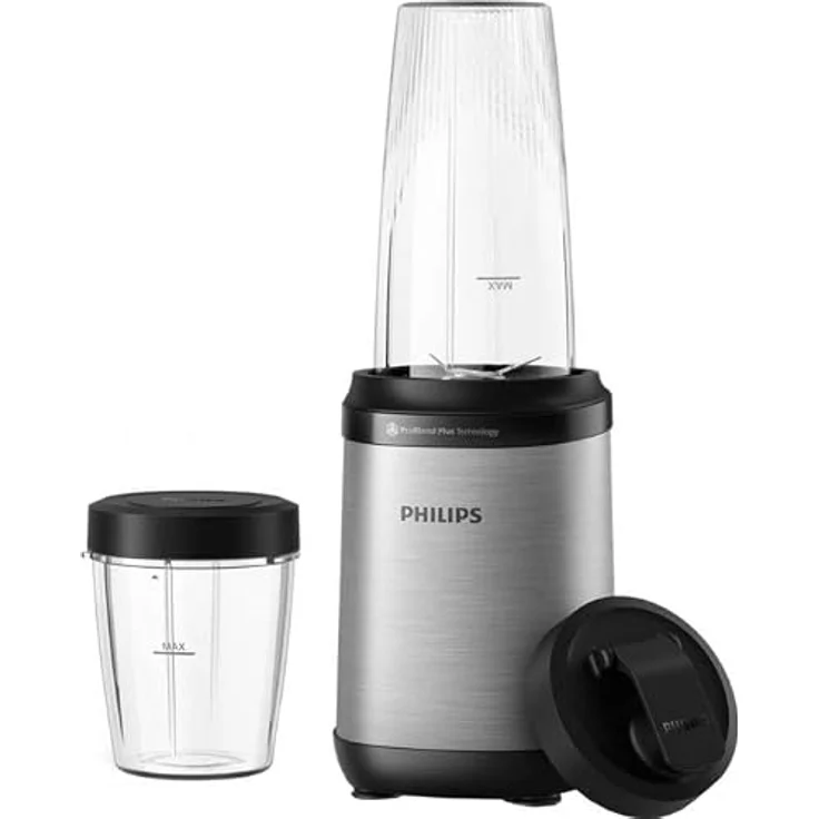 Philips HR2765/00, Standmixer mit 800 W, 0,7 + 0,5 L Tritan Behälter, Krusieren von Eis, silber – Bild 1