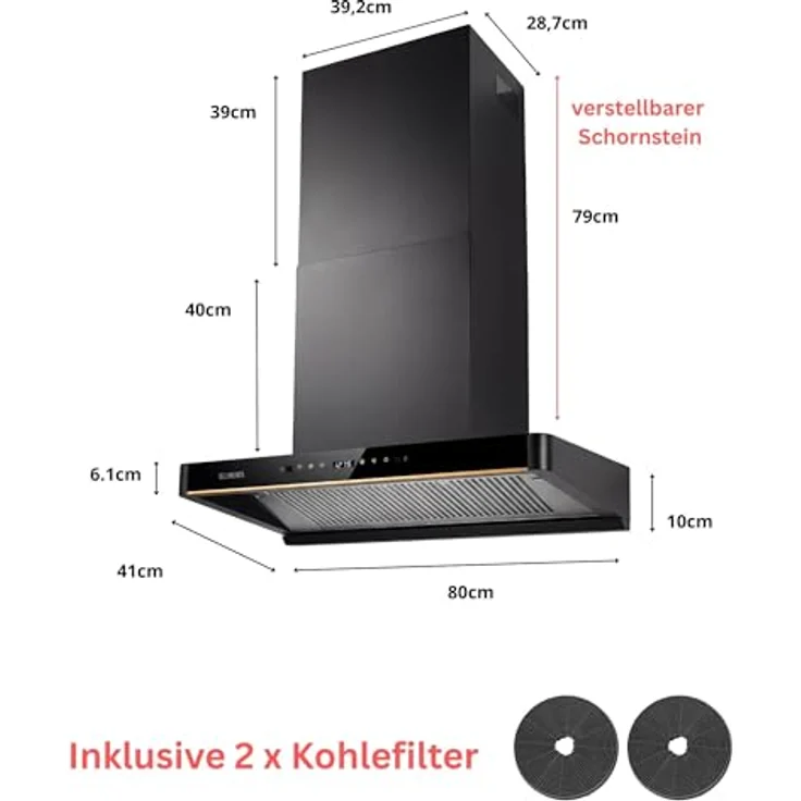 KB ELEMENTS Gaskochfeld ELK90GH1, 5-flammig mit Vollkupfer-Brenner, 90 cm, Edelstahl 304, Wok-Dreifachbrenner, automatische Sicherheitsabschaltung, für LPG/NG – Bild 6