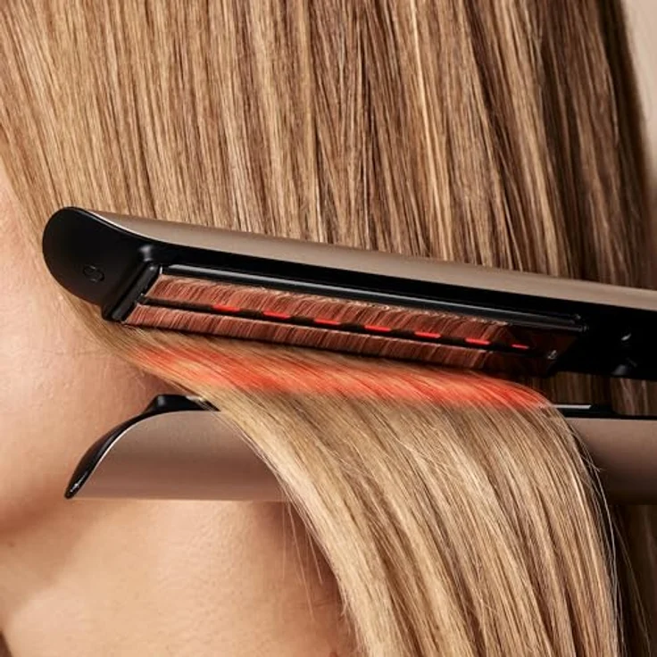 Silk'n Haarglätter I SilkyStraight I Haarglätter mit Infrarot- und Ionentechnologie I Für unterschiedliche Haartexturen und -zustände I Beige – Bild 5