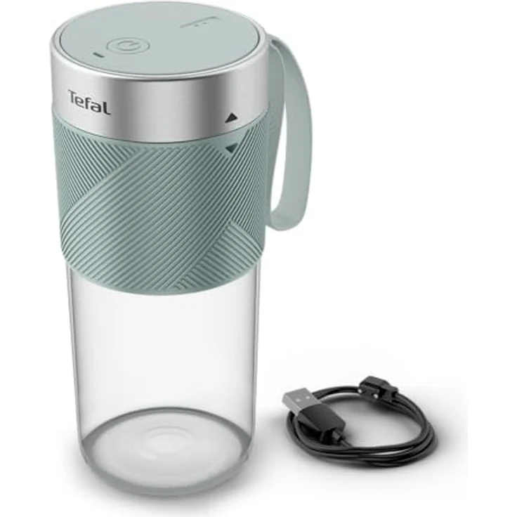 Tefal BL1C0430 Lightmix, tragbarer Standmixer mit 0,3 Litern Kapazität, menthol, Lithium-Ionen-Akku und spülmaschinenfesten Teilen – Bild 2