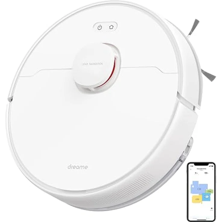 Dreame F9 Pro Staubsaugerroboter und Wischmopp 2-in-1, LiDAR Navigation, 150 min Laufzeit, Staubsauger- und Wischroboter, 2500Pa Saugkraft, Kartierung für mehrere Böden, WLAN/APP/Alexa – Bild 1