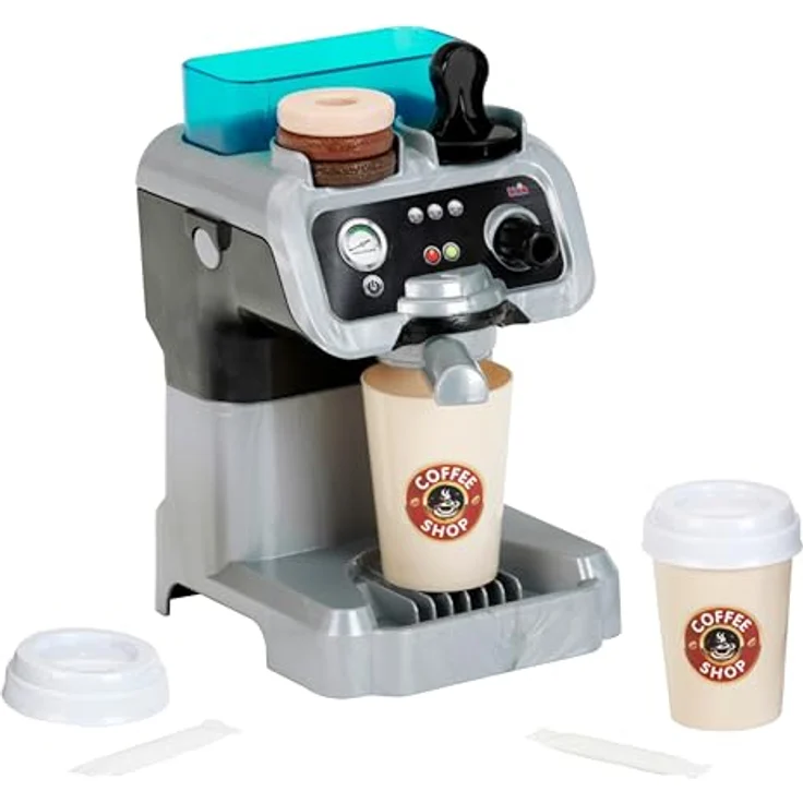 Theo Klein Barista Espressomaschine, Spielzeugmaschine mit Wassertank und Zubehör für Kinder ab 3 Jahren – Bild 1