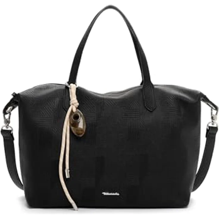 Tamaris TAS Karen Shopper Tasche, 40 cm, schwarz, 100% Polyurethan – Bild 2