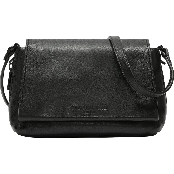 Liebeskind Berlin Umhängetasche Crossbody S HERA SHEEP NATURAL - Leder, black, 20,5 cm x 12,5 cm x 9 cm