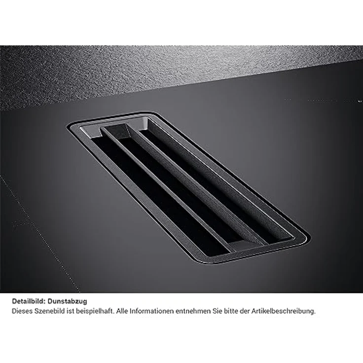 AEG CCE84543CB Kochfeld mit Dunstabzug, Einbaugerät, A+, Breite 80 cm, schwarz, edelstahl – Bild 6
