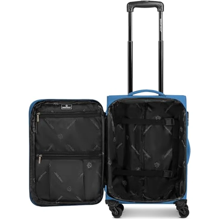 SMARTBOX Weichgepäck Kabinen-Koffer für Damen & Herren | Kleiner Cabin-Trolley 36 x 23 x 57 cm | 4 Rollen & Zahlenschloss | erweiterbar mit Dehnfalte | leichte 2,6 kg (Edition 04) – Bild 5