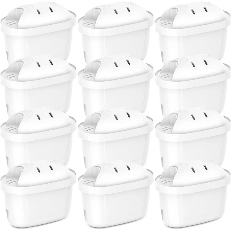 ARETHONE Wasserfilter für Brita Maxtra+ / Maxtra Pro, 12 Stück, Kalkreduktion und Geräteschutz, LFGB-zertifiziert