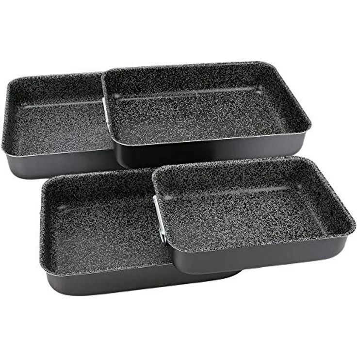Alluflon Tradition Italien Lasagneform, Aluminium, schwarz – Bild 8