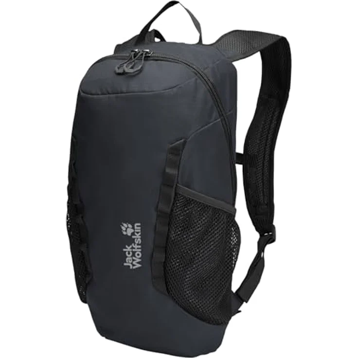 Jack Wolfskin Daypack VELOCITY LITE 10, leichter Rucksack mit AEROSHAPE LITE Tragesystem und Trinkblasenfach, Schwarz – Bild 1
