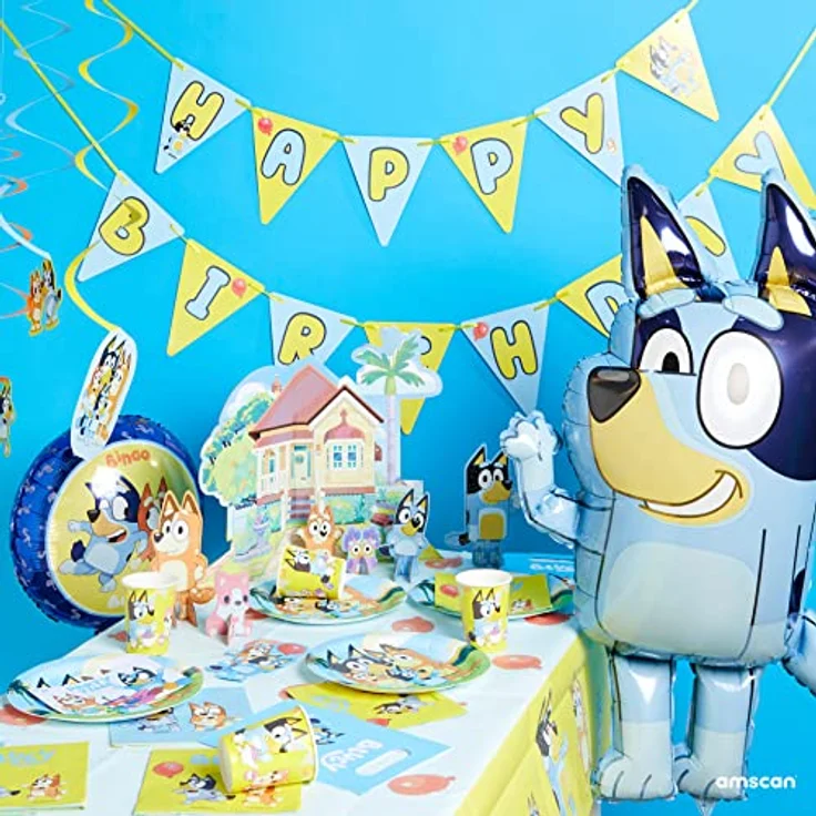 Amscan 9915382 Bluey Birthday Kerze, mehrfarbig – Bild 2