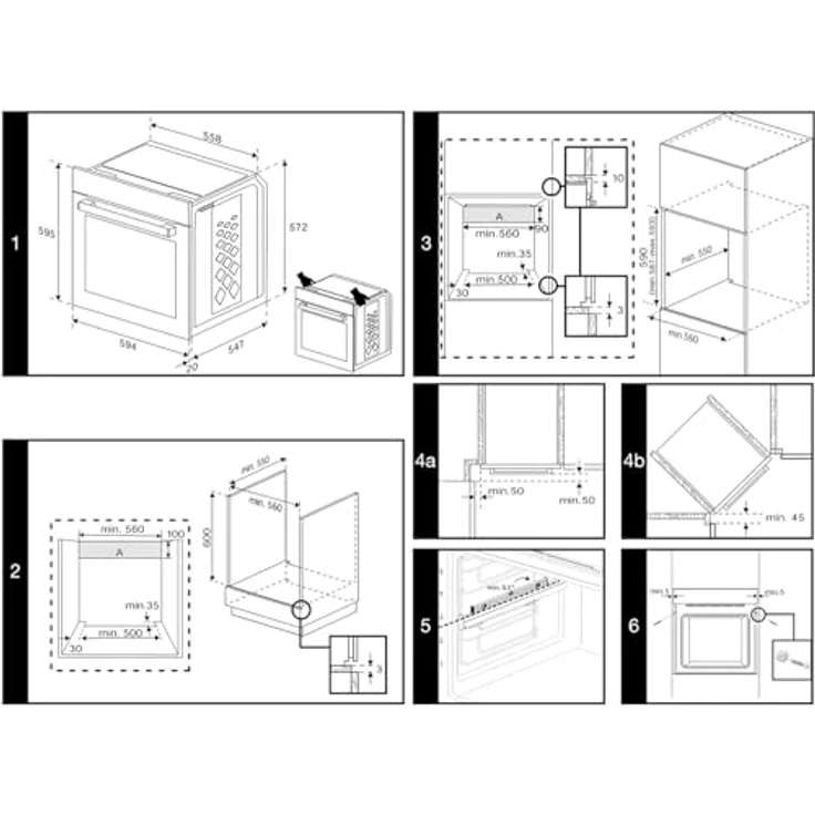 Beko BBIM17300BMPEF Einbaubackofen 72 l Pyrolyse Teleskopauszug Umluft Heißluft Grill A+ – Bild 7